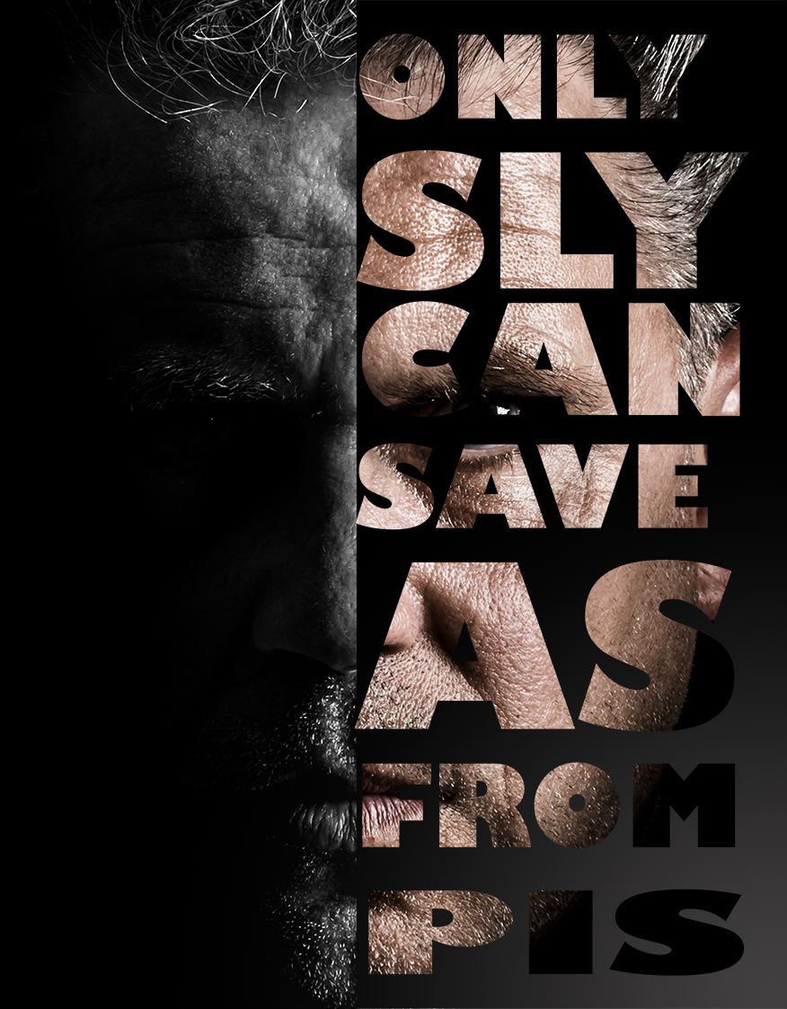 Half_Face — digital artwork showing a split face composition with high contrast